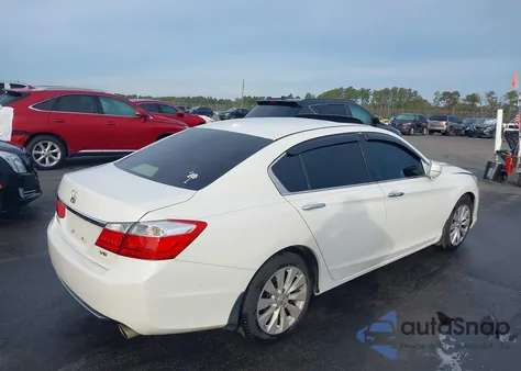 2014 Honda Accord Ex-L V-6 from USA, damaged, VIN 1HGCR3F80EA008992